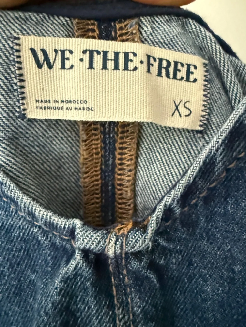 Women's High Roller Cotton Denim Skirtall Free people jumper size extra small